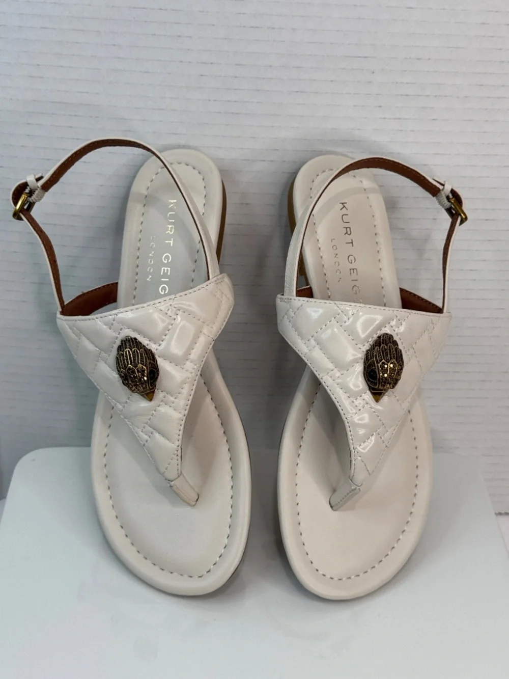 Kurt Geiger London Kensington Sparkle Sandals -NEW Ladies EU 37